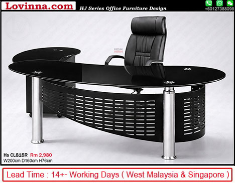 modern workstation with storage cabinet