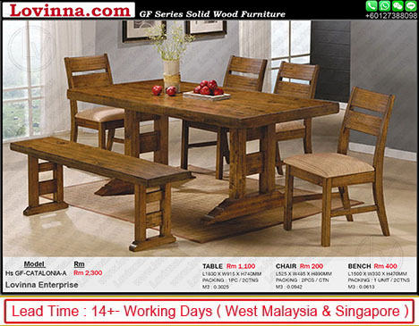 dining set with bench