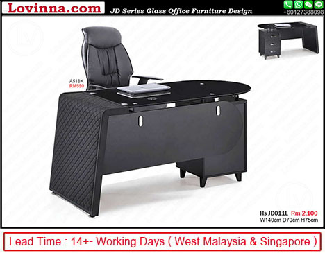 glass office desk amazon