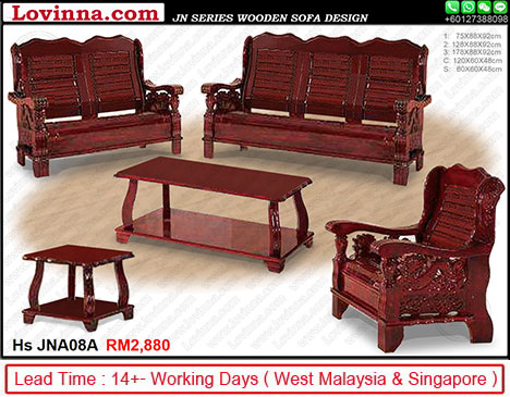 malaysian wooden sofa set