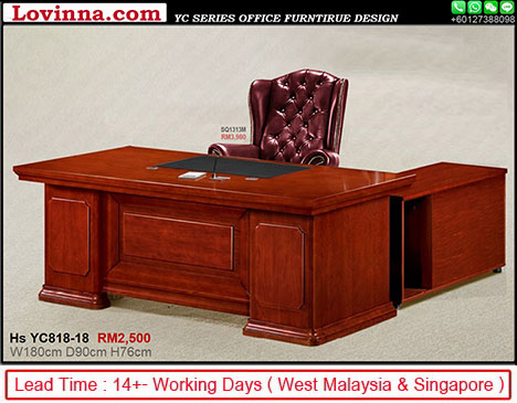 Antique-style managerial desk, Antique office solution