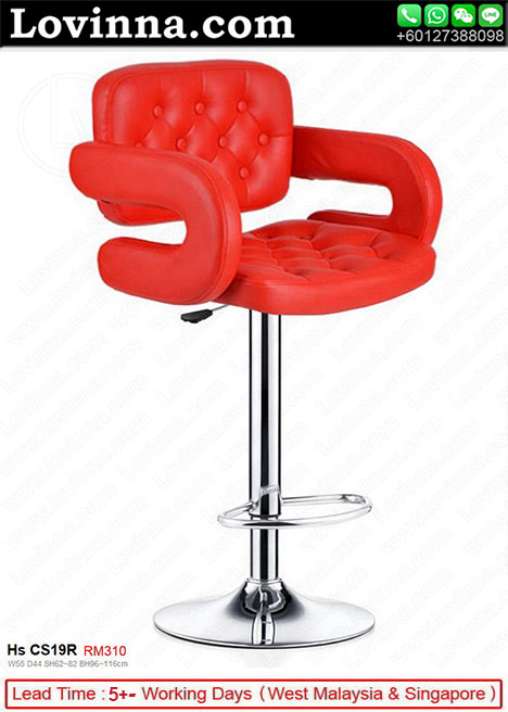 Red cheap bar stools