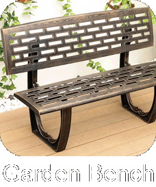 garden bench, garden set