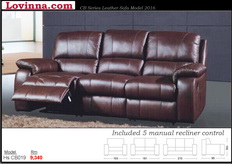 Lovinna Leather Sofa