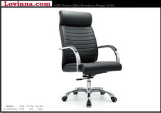 black modern office chair