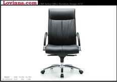 black leather executive chair