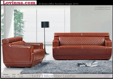 Leather Office Sofa 