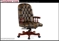 classical leather office chair