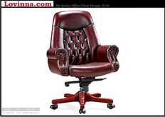 half leather chair