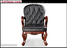 aged leather armchair