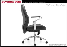 leather high back office chair
