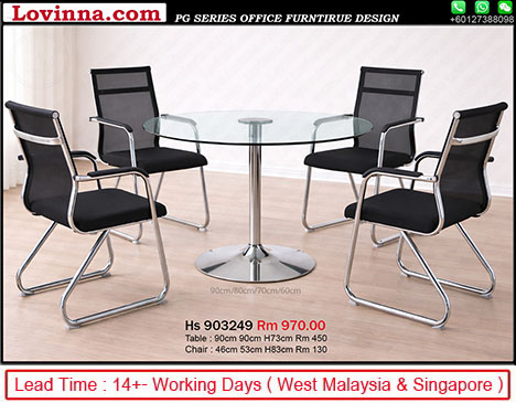 discussion table with modern furniture aesthetics