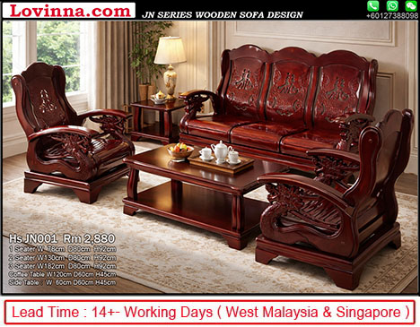 malaysian wood sofa set price