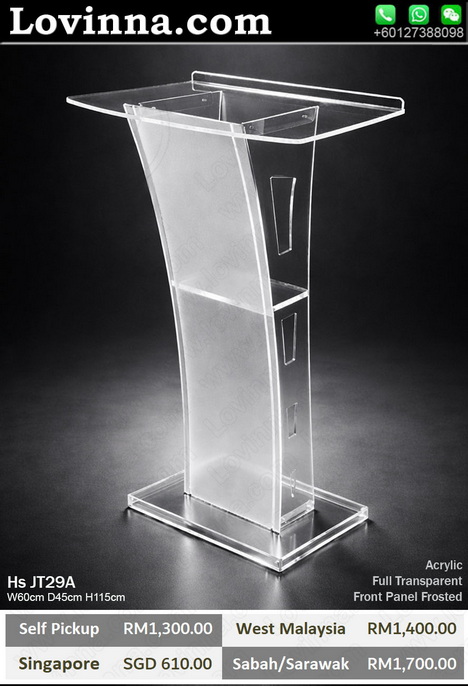 professional acrylic rostrum for speeches