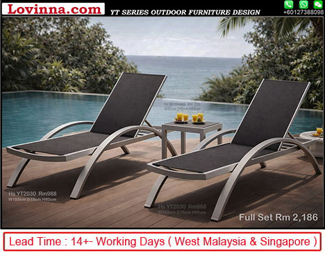 modern sunlounge chair for outdoor relaxation area